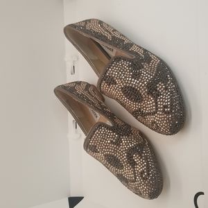 Rhinestone Loafers Steve Madden (New)